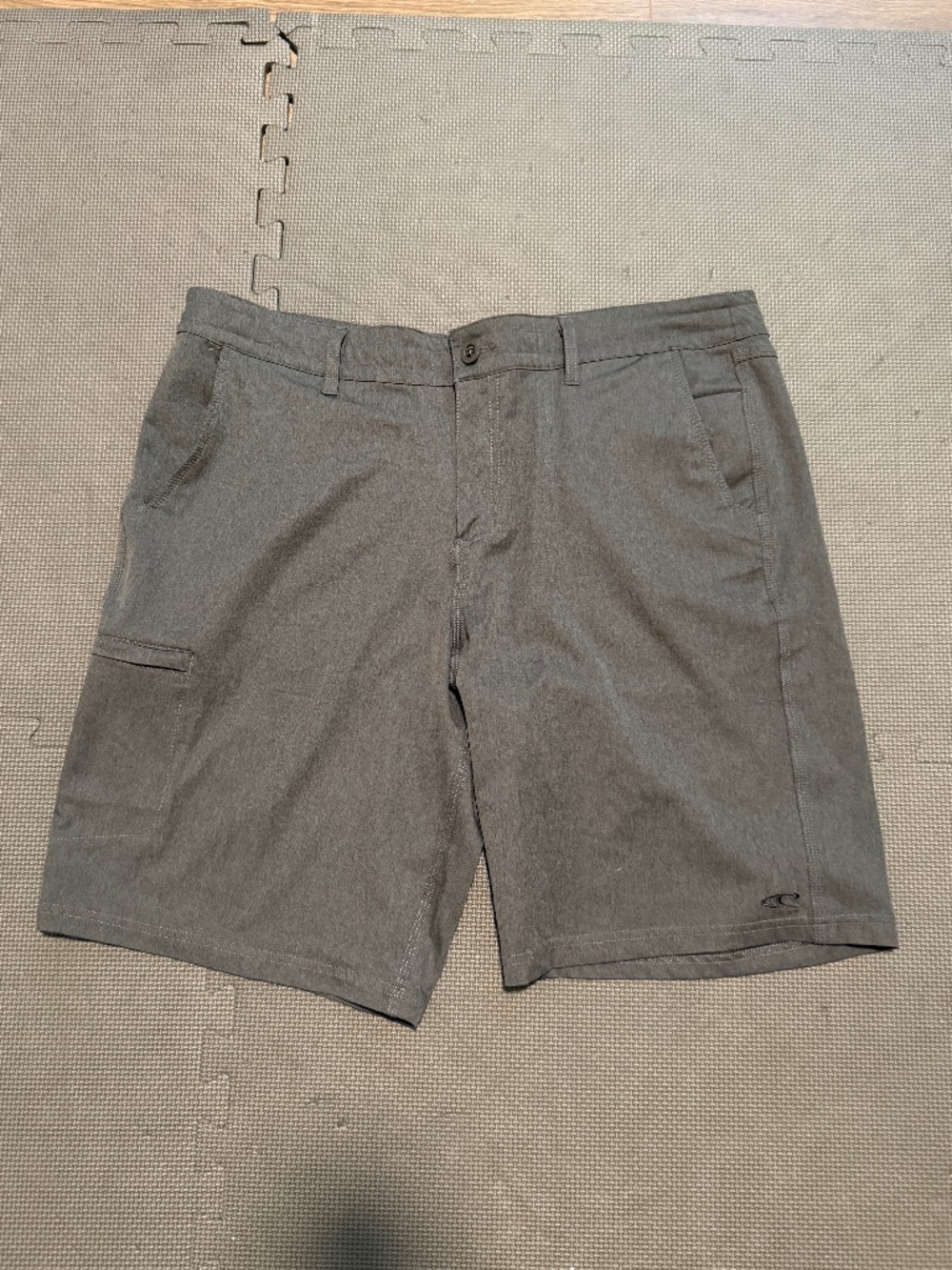 O'Neill Men's Hybrid Walk Shorts Dark Shadow Gray Size 36